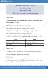 Đề kiểm tra 1 tiết Văn 9 - Đề số 4